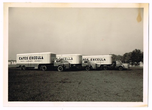 Ancienne photo camions berliet - photo,
