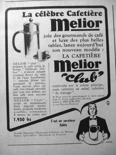 Publicité presse 1955 - de,