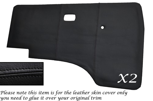 Couvercles cuir noir - couvercles,