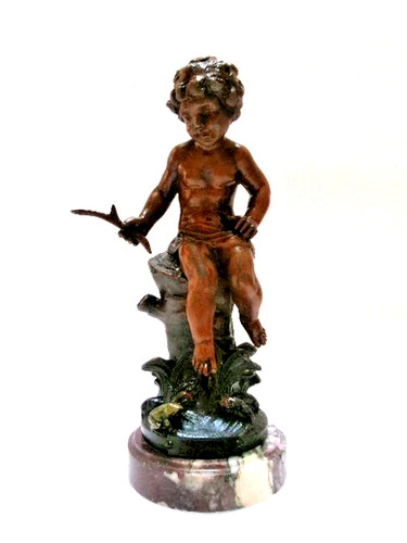 Statuette régule - statuette, "