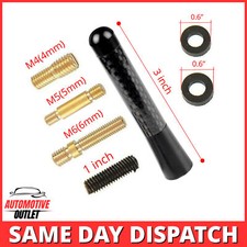 Stubby Court 80mm Carbone Fibre Bee-String Antenne Voiture pour Mini R61 Paceman