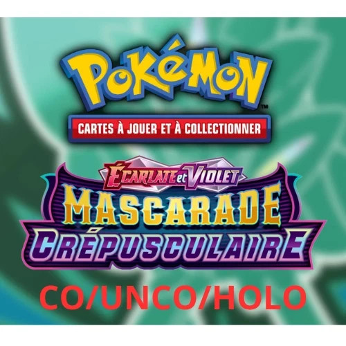 Carte pokémon mascarade - carte,