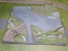 Diorama Champs De Bataille Guerre Militaire Rallye 27x32cm