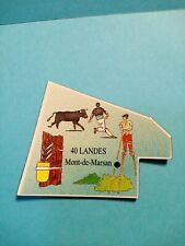 ANCIEN  MAGNET LE GAULOIS  CARTE DE FRANCE N° 40  LANDES