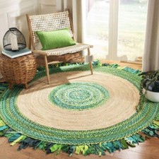 Tapis bohème style jute - , et