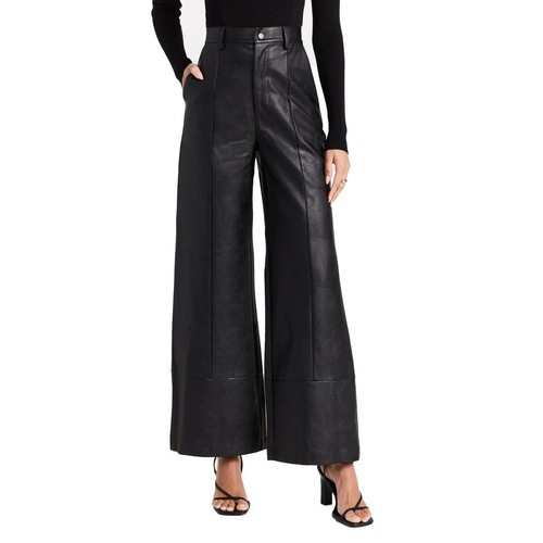 Véritable cuir noir taille - véritable,