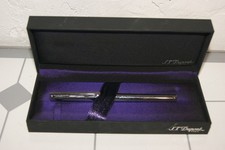 stylo Dupont recharche neuve roller métal inox avec son écrin