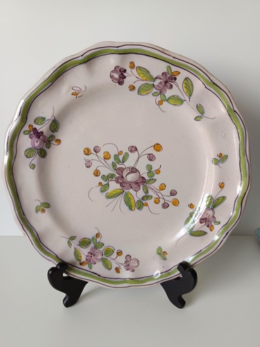Assiette ancienne faïence - ancienne,