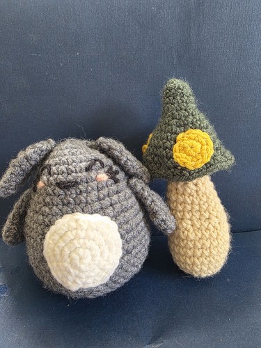 Hand made totoro - hand, plushies-