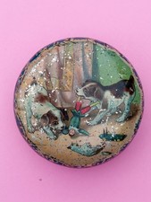 boite tole litho 1930-40 candy sucrerie - jeux chien chiots