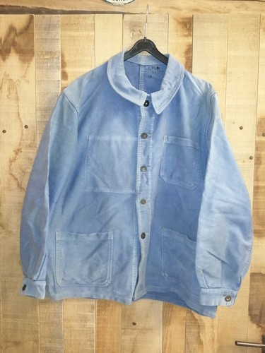 Ancienne veste bleu travail - veste, de