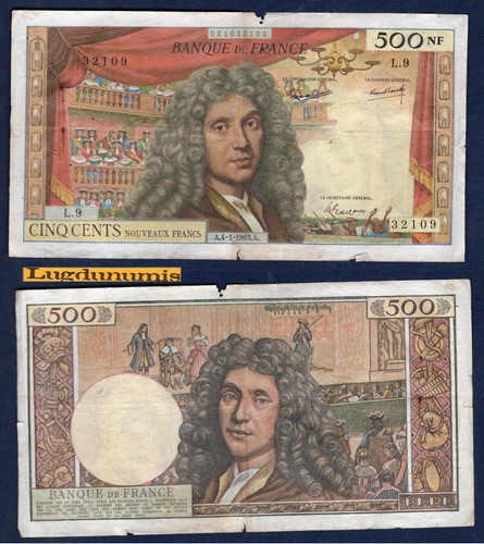 500 nouveaux francs - 500, molière