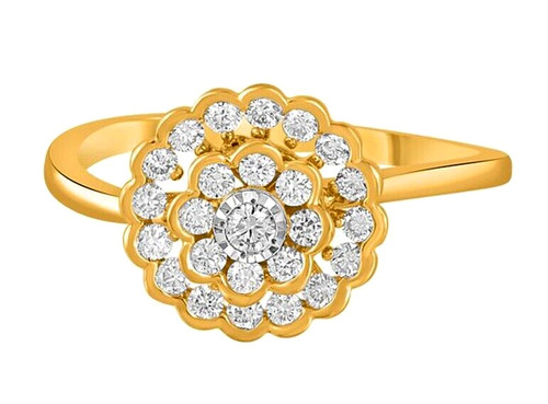 55ct naturel diamant - diamant, rond
