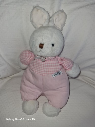 Doudou peluche lapin rose - , et
