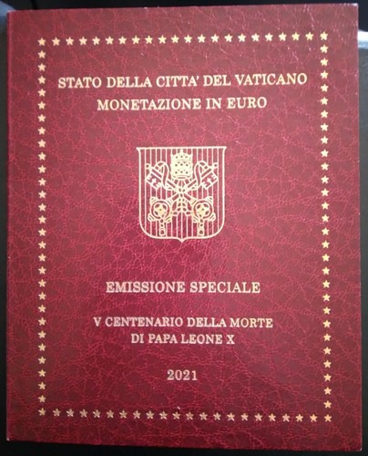 Coffret vide vatican 2021 - vide,