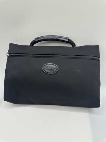 Longchamp black nylon thread - black,