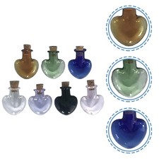  7 Pcs Petite Bouteille En Verre Mini Bocaux Petites Bouteilles De Souhaits