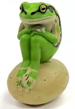 Mini figurine verte "Kaeru no