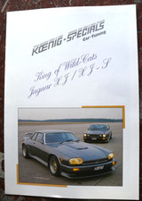 JAGUAR : CATALOGUE KOENIG-SPECIALS CAR-TUNING - XJ + XJS - RARISSIME RARE RARE !