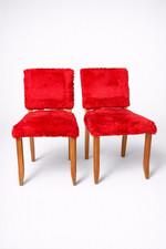 Paire de chaises vintage en