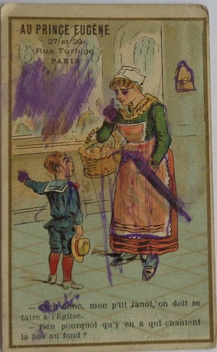 Rare chromo prince eugène - chromo, au