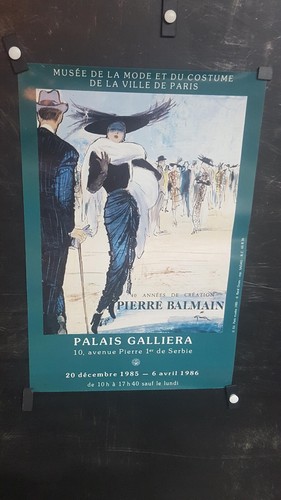 Affiche 1986 musee de - de, du