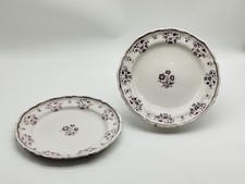 Paire D'assiettes Faïence De