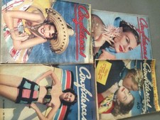 Magazine CONFIDENCES Lot 4 numeros années 50