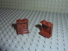 2 x LEGO RedBrown panel ref 87552 / Set 71044/41188/4867/75969/75953/21325/75180