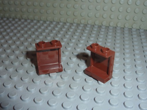 Lego redbrown panel - redbrown,