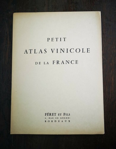 Ancien petit atlas vinicole - ancien, de