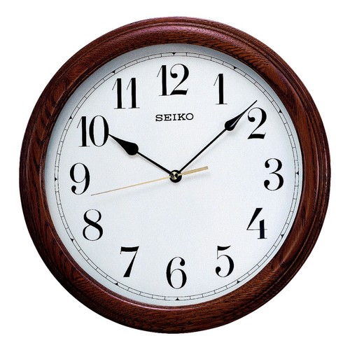 Seiko horloge murale chêne - horloge,