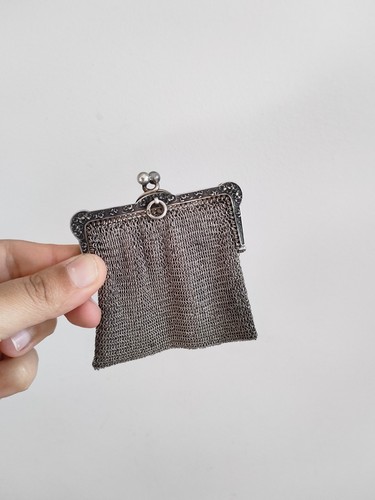 Ancien porte monnaie maille - ancien,