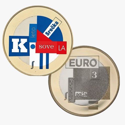 Euro slovénie 2026 - 3, €