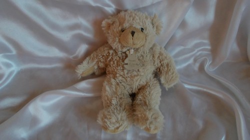 Doudou ours fourrure crème