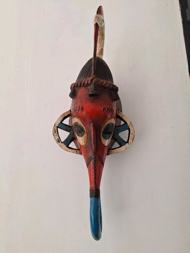 Masque africain bois - bois,