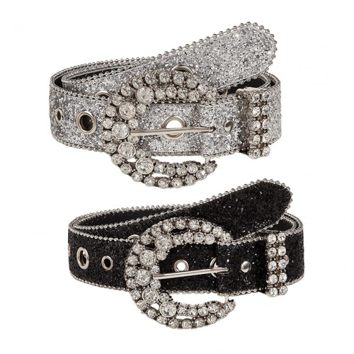 Strass ceinture boucle