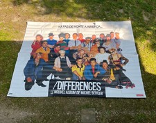 AFFICHE  MUSIQUE CONCERT  4 X 3 M  MICHEL BERGER DIFFERENCES