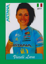 CYCLISME repro PHOTO cycliste VIECELI LARA équipe ASTANA 2017