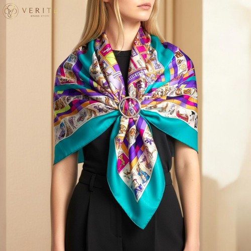 Rare vintage foulard soie - rare, en
