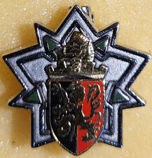 Insigne, réduction du 3° Régiment du Génie. Fixation par épingle à bascule.