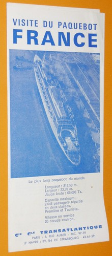 Rare depliant 1963 visite - rare,