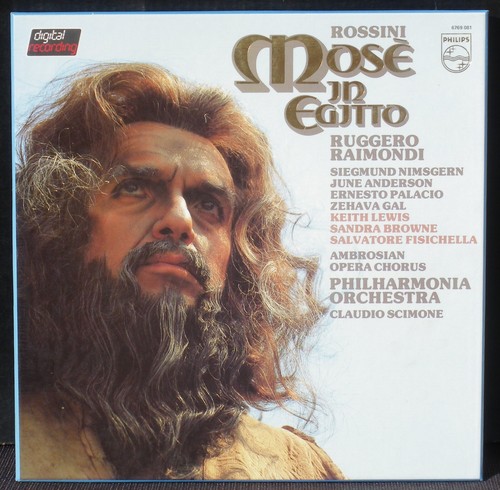 Rossini mosè egitto - mosè, in