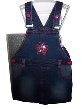 J190 Vêtement occasion Bébé  Robe Salopette Jean  GRAINE DE RÊVE   23 mois