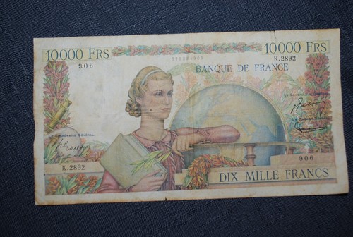 Billet 000 francs genie - 10,