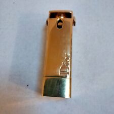 Collector étui pour recharge " J'ADORE DIOR " acier doré Brillant plein