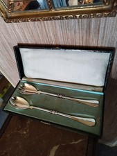 Couvert de Service à Salades Orfèvrerie SFAM en Métal Argenté