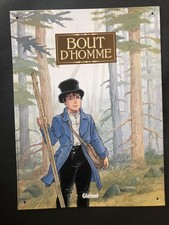 BD Plaque émaillée - Bout d'homme - Jean-Charles Kraehn - Glénat série limitée
