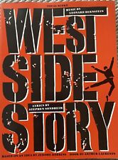 PARTITION OFFICIELLE DE LA COMEDIE MUSICALE "WEST SIDE STORY" EDITEE EN  1992