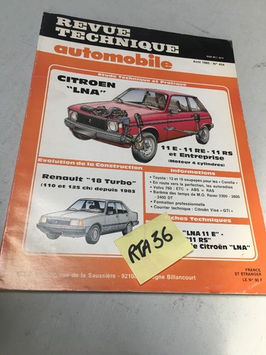 Revue technique automobile - revue,